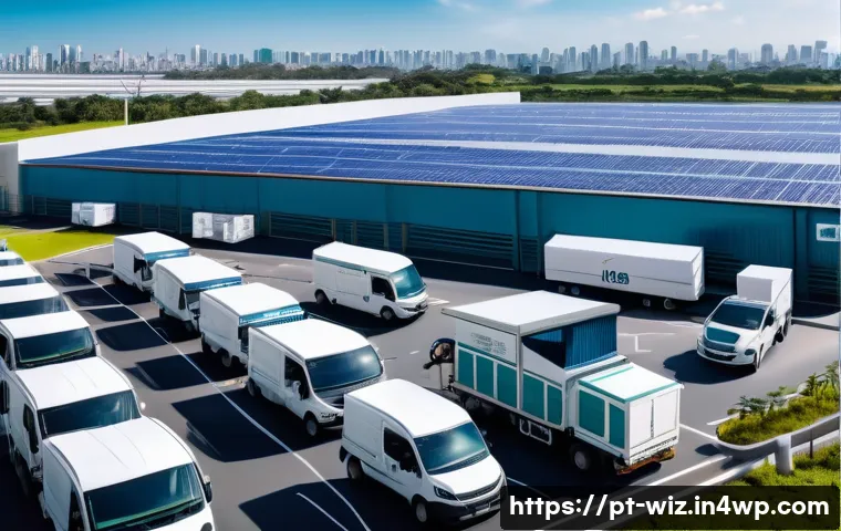 온쇼어링 비즈니스의 시장 진입 전략 - A detailed, realistic business scene showing a Brazilian urban logistics hub with modern infrastruct...